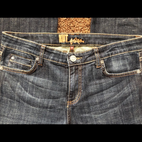 Kut From The Kloth, Size 8 EUC, Bootcut Jeans Dark Wash - Picture 6 of 8